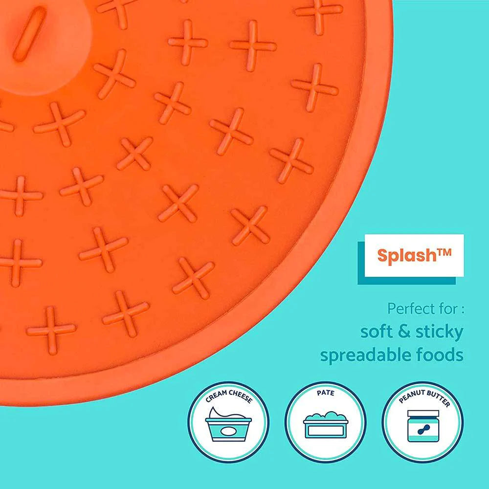 Lickimat Splash Bowl - Slow Feeding Treat Bowl for Dogs and Cats