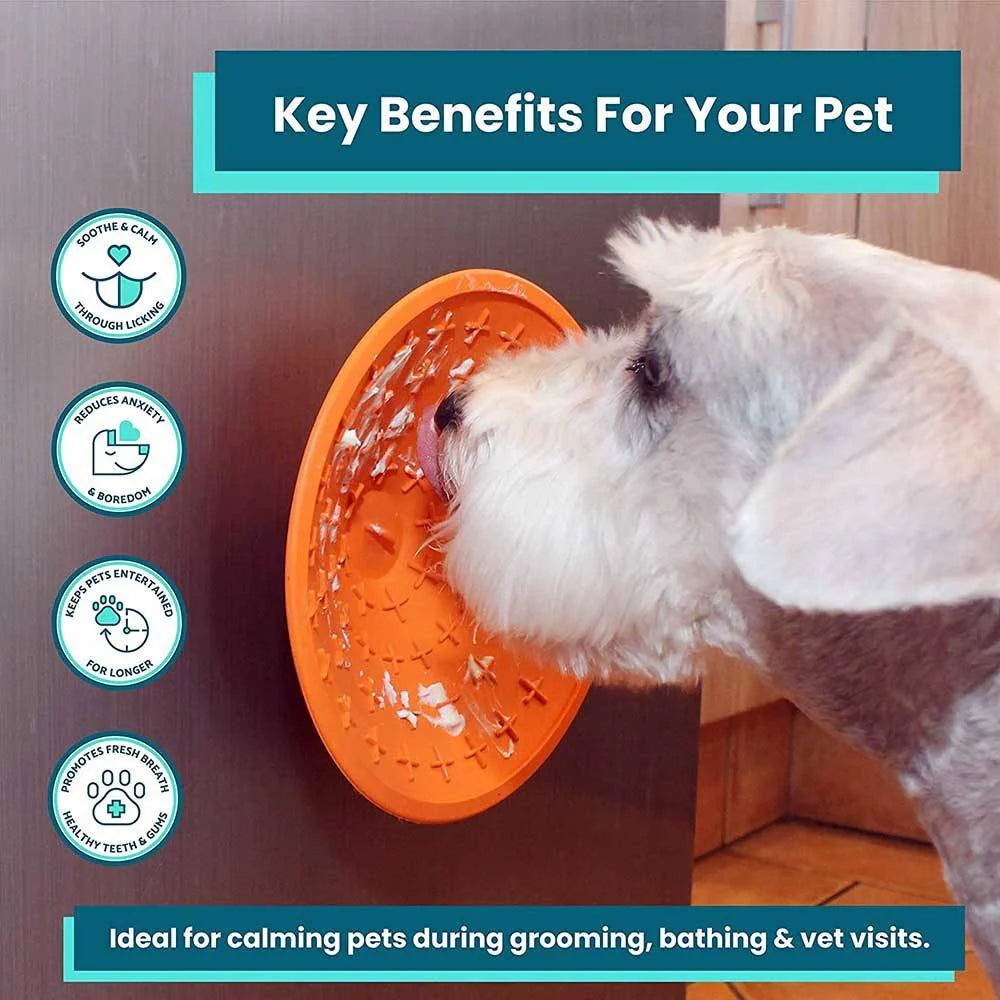 Lickimat Splash Bowl - Slow Feeding Treat Bowl for Dogs and Cats